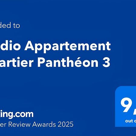 Studio Appartement Quartier Pantheon 3 Free Netflix Paris Exterior foto